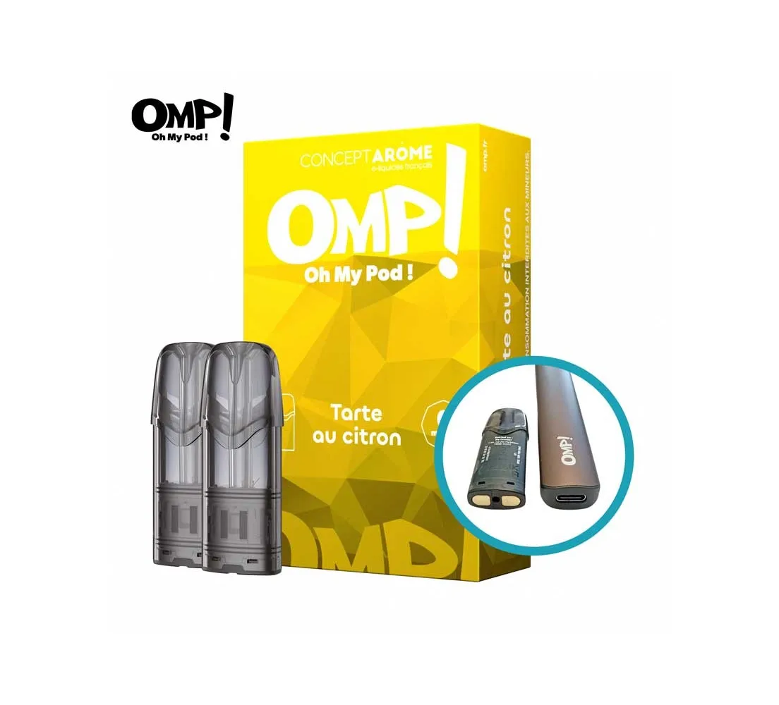 Recharge Pod Tarte au citron OMP Concept Arôme