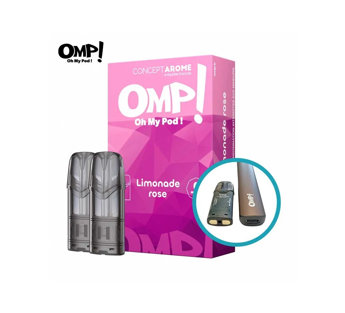 Recharge Pod Limonade rose OMP Concept Arôme
