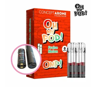 Recharge Pod Fraise Melon Oh My Pod ! Concept Arôme
