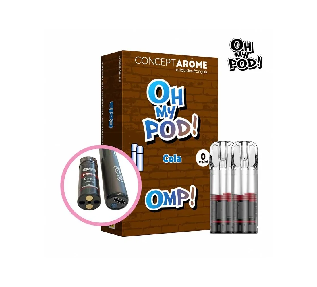 Recharge Pod Cola Oh My Pod ! Concept Arôme