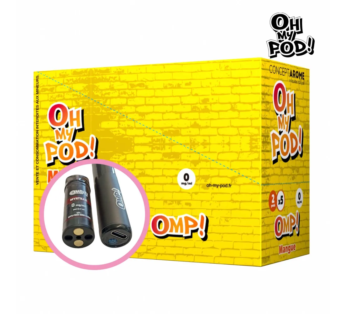 Recharge Pod Mangue Oh My Pod ! Concept Arôme