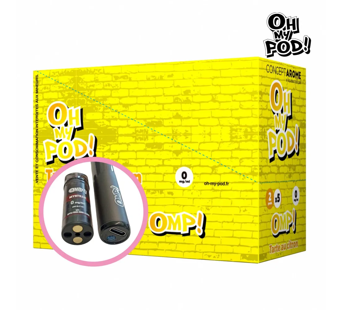 Recharge Pod Tarte au citron Oh My Pod ! Concept Arôme