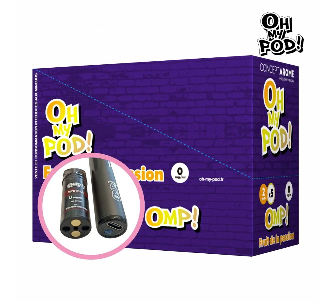 Recharge Pod Fruit de la passion Oh My Pod ! Concept Arôme